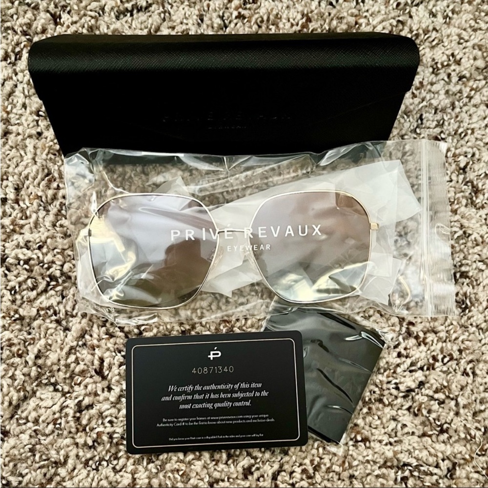 Prive Revaux / Gretta Sunglasses / Champagne Gold